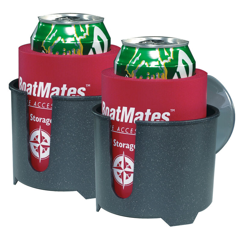BoatMates Drink Holder Twin Pack, Grey image number 1